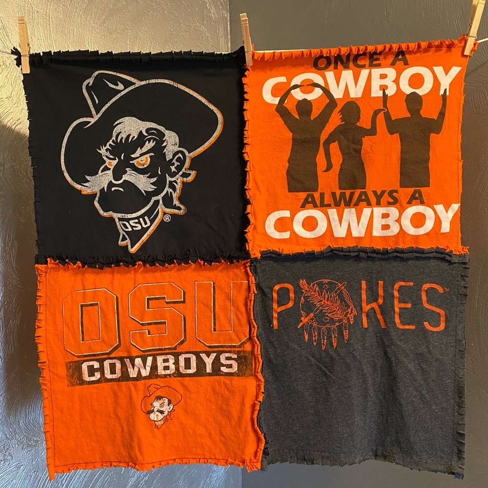 OSU Pistol Pete Baby Blanket